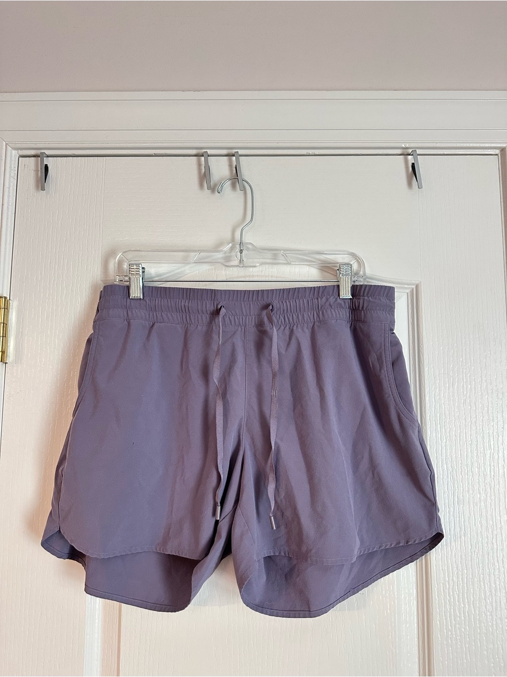 Eddie Bauer Lavender Athletic Drawstring Shorts